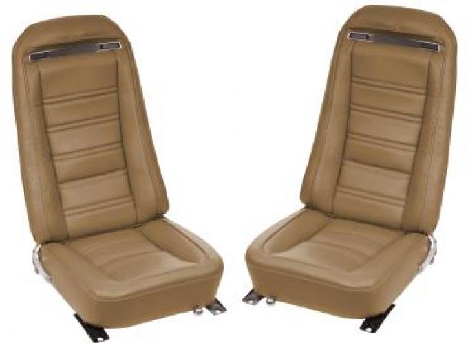 Corvette America 1972-1974 Chevrolet Corvette Leather Seat Covers 100% Leather