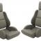 CA 1984-1988 Chevrolet Corvette Leather Seat Covers Standard No Perforations