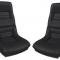 CA 1978-1982 Chevrolet Corvette Mounted Leather Seat Covers Leather/Vinyl Original 2" Bolster