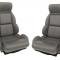 CA 1989-1992 Chevrolet Corvette Mounted Leather Seat Covers Standard