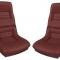 Corvette America 1978-1982 Chevrolet Corvette Mounted Leather Seat Covers 100% Leather 2" Bolster