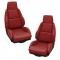 CA 1984-1988 Chevrolet Corvette Mounted Leather Like Seat Covers Standard