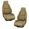 CA 1984-1988 Chevrolet Corvette Mounted Leather Like Seat Covers Standard