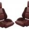CA 1984-1988 Chevrolet Corvette Leather Seat Covers Standard No Perforations