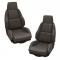 CA 1984-1988 Chevrolet Corvette Mounted Leather Like Seat Covers Standard