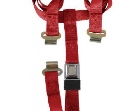 Corvette T-Top & Luggage Strap, Red, 1968-1982