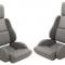 CA 1984-1988 Chevrolet Corvette Leather Seat Covers Standard No Perforations