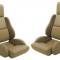 CA 1984-1988 Chevrolet Corvette Leather Seat Covers Standard No Perforations