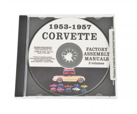 Corvette Assembly Manual CD, 1953-1982