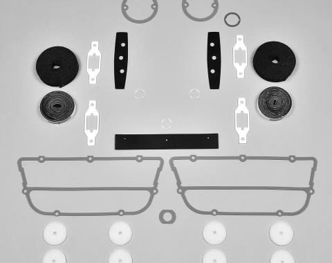 Detroit Muscle Technologies 1972 Dodge / Plymouth Mopar B Body 72 Roadrunner Satellite Paint Exterior Gasket Set BSA7272PK01