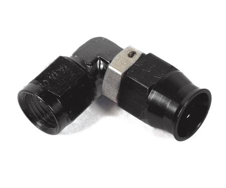 Earl's Adj. Low Profile 90 Degree Speed-Seal Hose End, -4 Hose Size, 4 Nut Size AT609034ERL