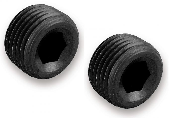 Earl's 1/4" NPT Internal Plugs, Black AT593203ERL