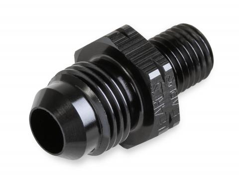 Earl's Straight Male an -6 to 16mm X 1.5, Black AT9919DFJERL