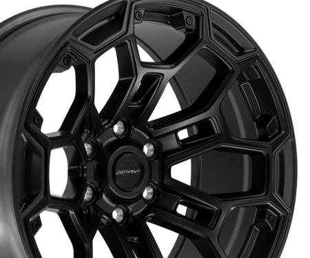 Defiant Wheels DF03 - DEFIANT DF03 20 in. x 9 in; 6 x 5.5 in; -12et in Satin Black w/ Satin Charcoal DF03-20090-6550-12B1G1