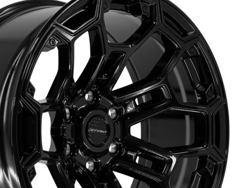 Defiant Wheels DF03 - DEFIANT DF03 20 in. x 9 in; 6 x 5.5 in; -12et in Gloss Black DF03-20090-6550-12B