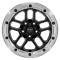 Defiant Wheels DF01 - DEFIANT DF01 17x8 5x5" +12et in Gloss Black w/ Milled Ring DF01-17080-5127-12MB