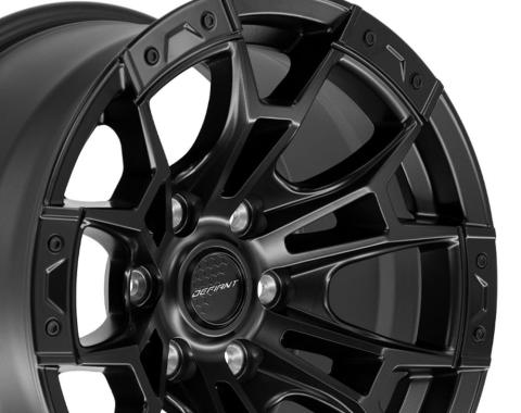 Defiant Wheels DF04 - DEFIANT DF04 17 in. x 9 in; 6 x 135mm; +12et in Satin Black DF04-17090-6135-12B1