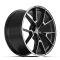 Defiant Wheels DF09 - DEFIANT DF09 20x10 5x120mm +35et in Black Machined w/ Tinted Clear DF09-20100-5120-35MBT