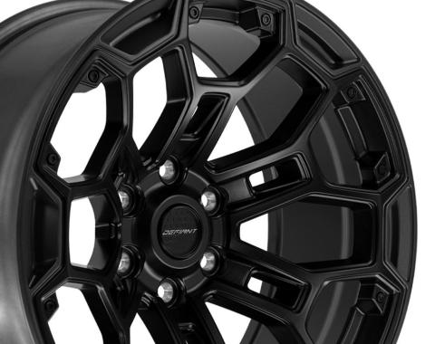 Defiant Wheels DF03 - DEFIANT DF03 20 in. x 9 in; 6 x 5.5 in; -12et in Satin Black w/ Satin Charcoal DF03-20090-6550-12B1G1