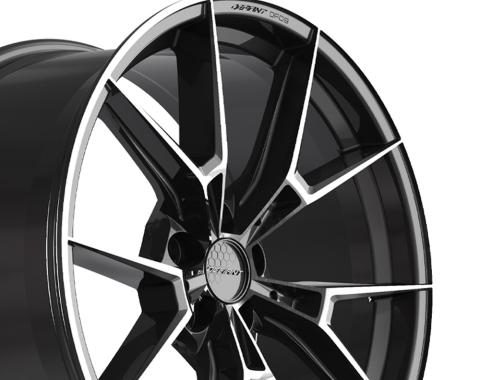 Defiant Wheels DF09 - DEFIANT DF09 20x9 5x112mm +40et in Black Machined w/ Tinted Clear DF09-20090-5112-40MBT