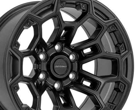 Defiant Wheels DF03 - DEFIANT DF03 18x9 6x5.5" -12et in Satin Black w/ Satin Charcoal DF03-18090-6550-12B1G1
