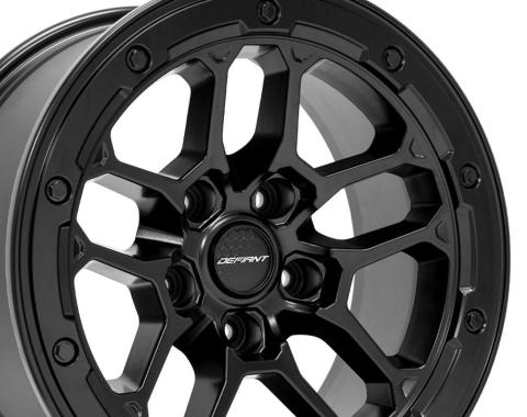 Defiant Wheels DF01 - DEFIANT DF01 17x8 5x5" +12et in Satin Black DF01-17080-5127-12B1