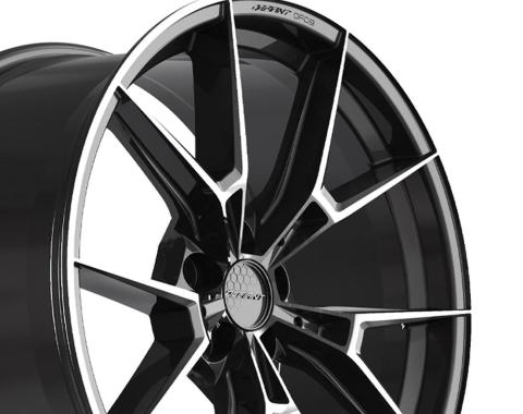 Defiant Wheels DF09 - DEFIANT DF09 20x10 5x120mm +35et in Black Machined w/ Tinted Clear DF09-20100-5120-35MBT