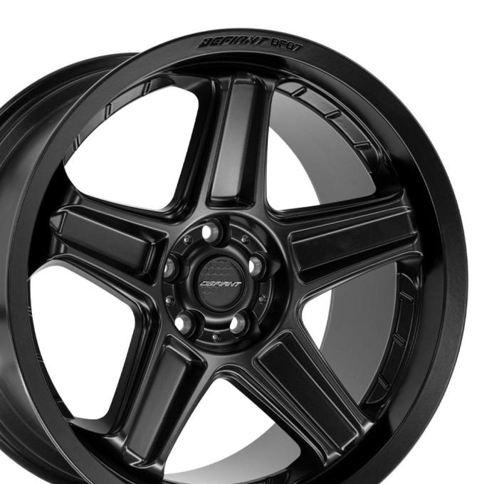 Defiant Wheels DF07 - DEFIANT DF07 20x10.5 5x115mm +26et in Satin Black DF07-20105-5115-26B1