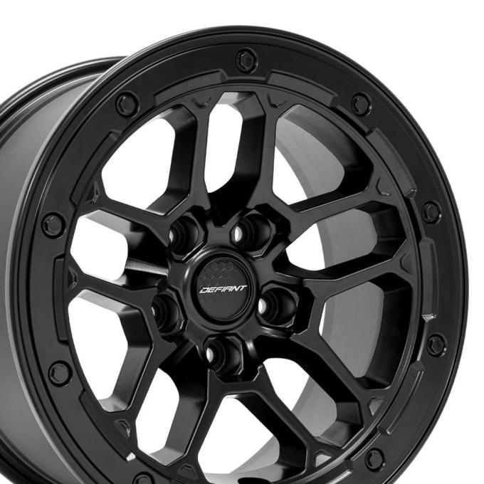 Defiant Wheels DF01 - DEFIANT DF01 17x8 5x5" +12et in Satin Black DF01-17080-5127-12B1