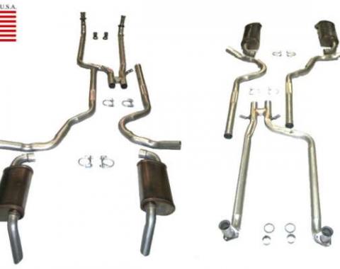 Corvette Dual Exhaust System with Magnaflow Mufflers, 1980-1981