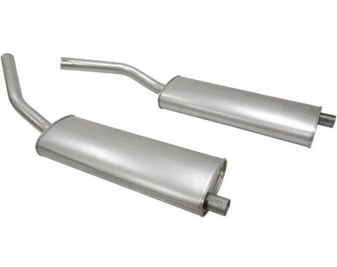 Corvette Mufflers, Oval, 1956-1962