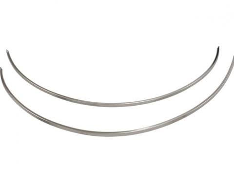 Corvette Dash Insert Stainless Steel Molding, 1958-1962