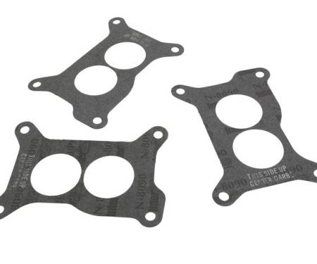 Corvette Carburetor Base Gasket Set, For Cars With 3X2, 1967-1969