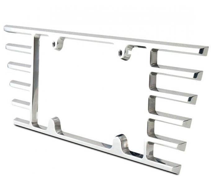 Corvette Billet Open End Rear License Frame, 2005-2019