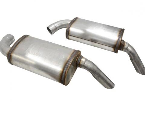 Corvette Magnaflow Mufflers, 2 1/2", 1978-1982