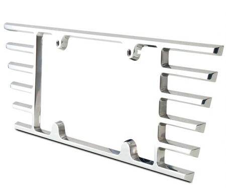 Corvette Billet Open End Rear License Frame, 2005-2019