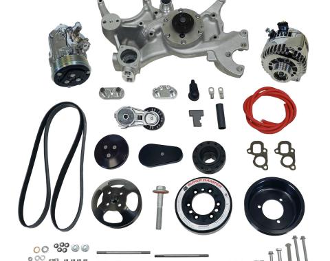 Vintage Air Front Runner™ Drive System GM LT1 Wet-Sump Black/Chrome without Power Steering 175044