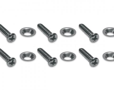 Corvette Console Side Panel Screws, 12 Piece Set, 1977-1982