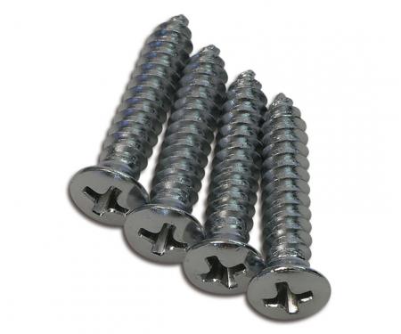 Corvette Seat Back Screws, 4 Piece Set, 1968-1978