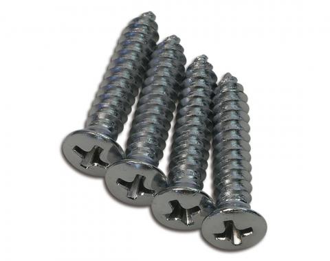 Corvette Seat Back Screws, 4 Piece Set, 1968-1978