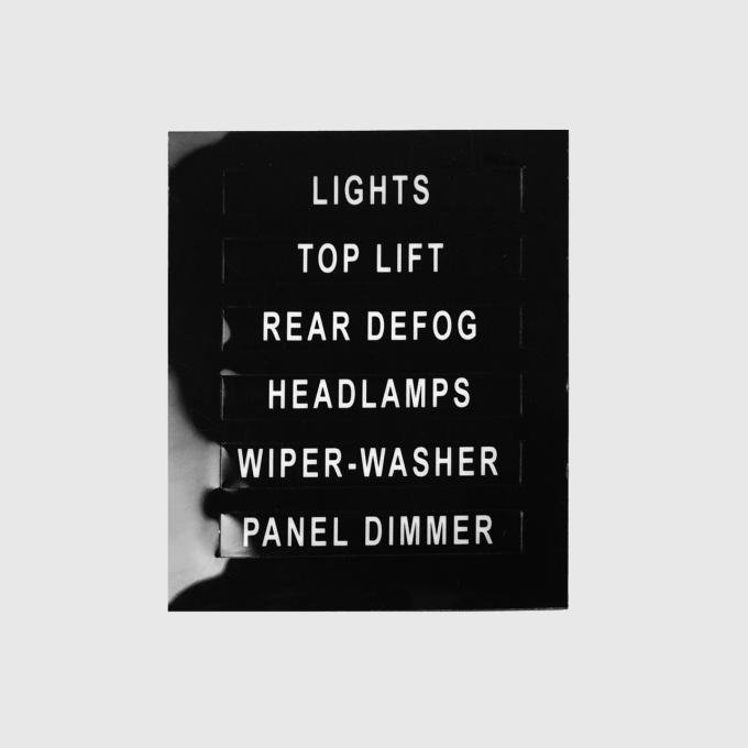 Detroit Muscle Technologies Mopar E Body 70 71 72 73 74 Rallye Dash Ovelay Switch LABELS EXX7074OL99