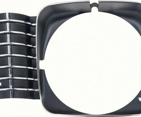 Nova Headlamp Bezel, Left, 1969-1972