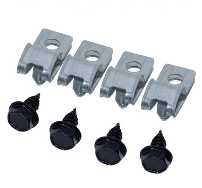 Camaro Fuel Line Clips, 3/8, With Return, 1982-1992