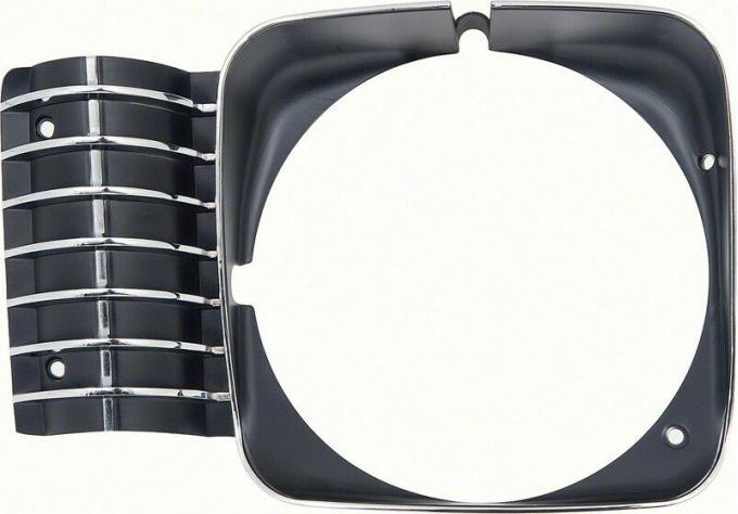 Nova Headlamp Bezel, Left, 1969-1972