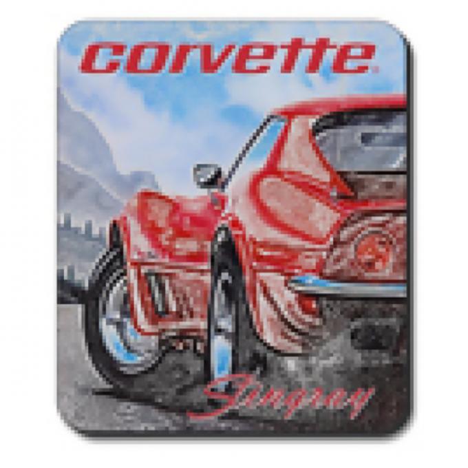 Corvette Red Stingray, Mouse Pad