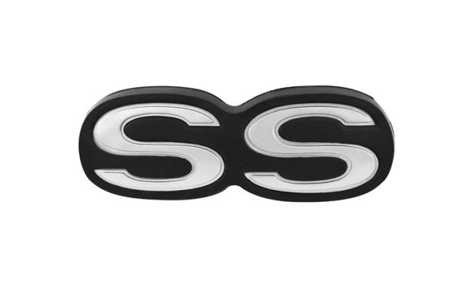 AMD Rear Bumper Emblem, "SS", 71-72 Chevelle T-4755