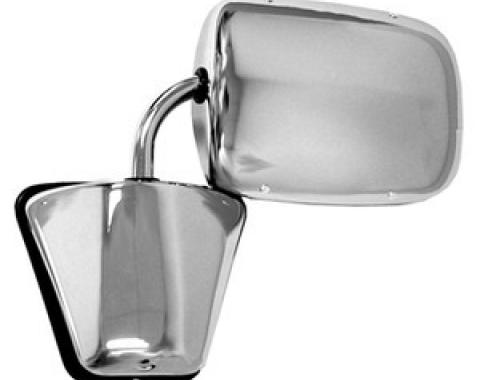 Key Parts '73-'87 Door Mirror (Stainless Steel) 0850-557 U