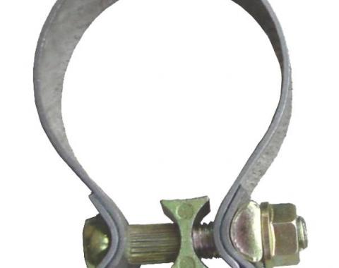 Pypes Exhaust Muffler Band Clamp 2.5 in x 1 in Natural 304 Stainless Steel Exhaust HVC21