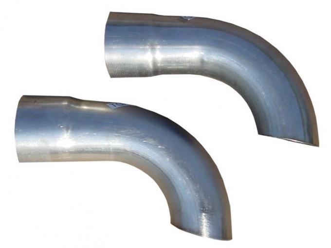 Pypes Extension Kit 2.5 in Side Exit Used For Quarter Outlet On GM A-Body Systems Hardware Incl Natural 409 Stainless Steel Exhaust TGA10E