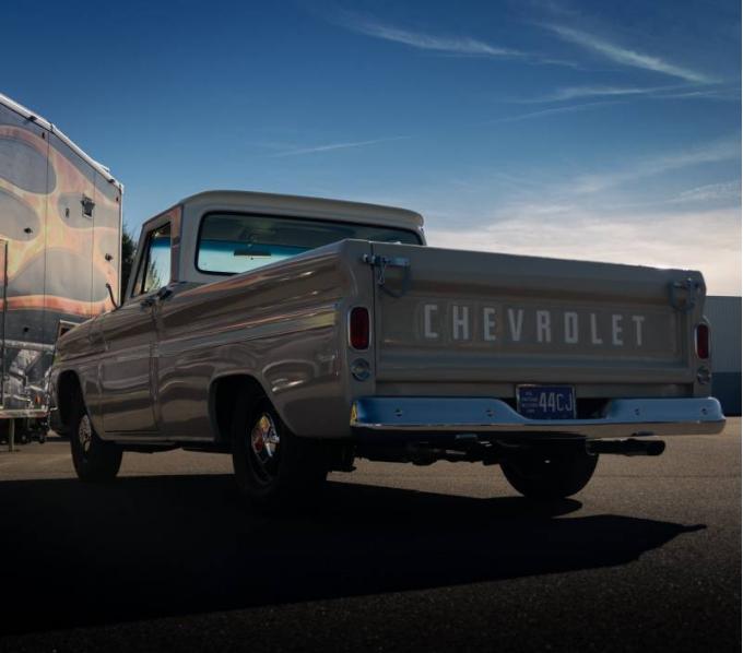 Pypes Crossmember Back W/ H-Pipe Exhaust System 63-66 GM Truck Split Rear Dual Exit 2.5 Inch Intermediate And Tailpipe Hardware Incl Violator Muffler Incl And Tip Not Incl Stainless Steel Exhaust SGT74V